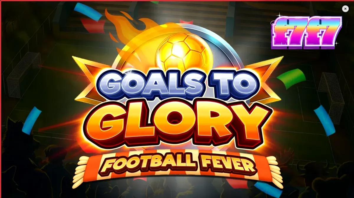 Tampilan visual slot Goals to Glory Football Fever dengan karakter hewan pemain sepak bola